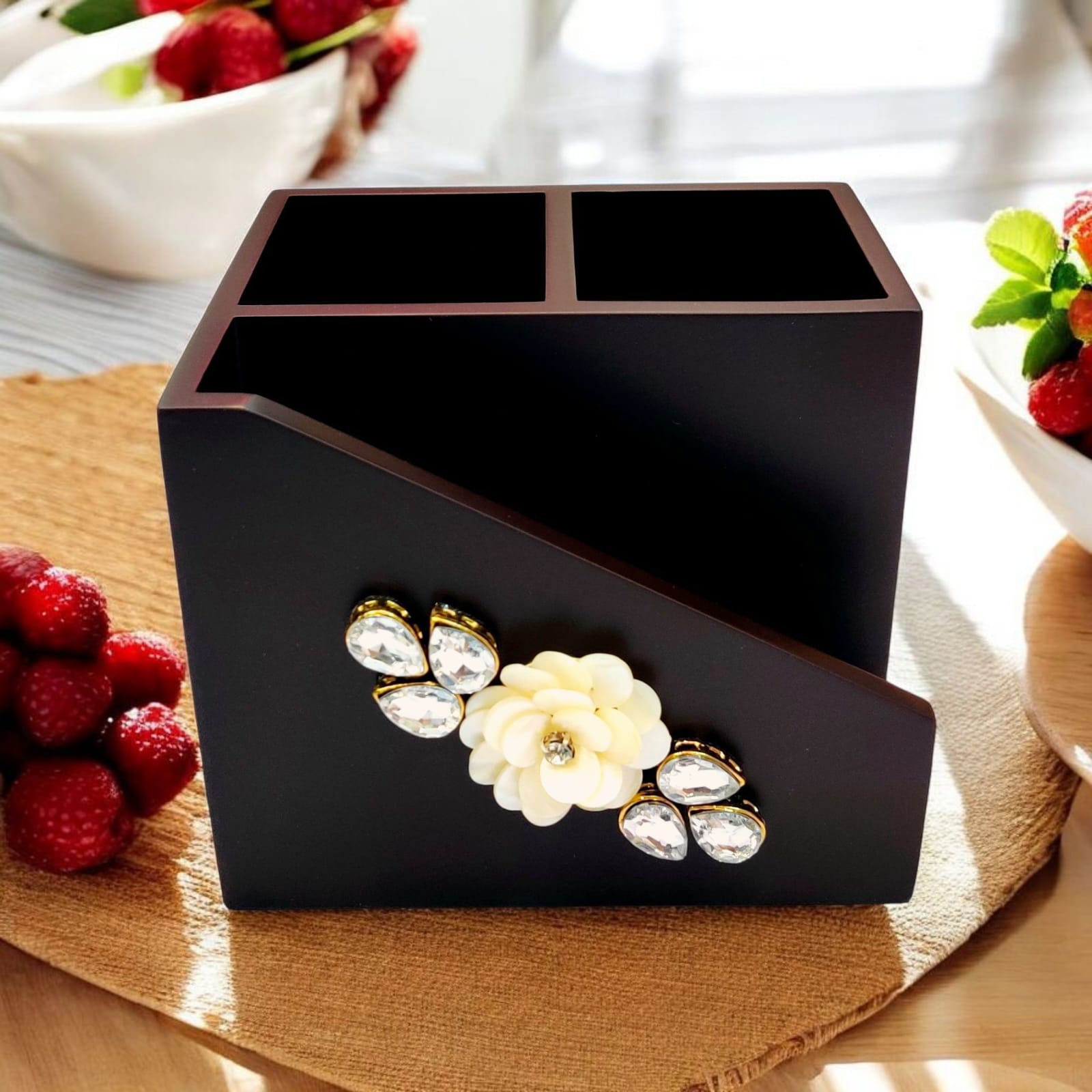 TISSUE & CUTLERY STAND